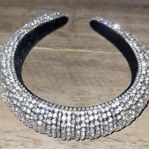 Sparkling Silver Rhinestone Headband